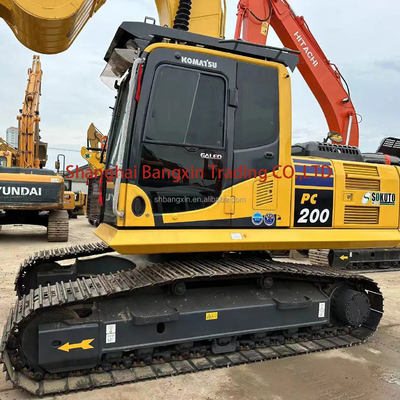 Купить Вторую Руку Komatsu PC200 экскаватор с оригинальным гидравлическим насосом Бесплатная доставка