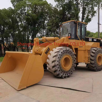 Подержанный колесный погрузчик CAT 966F с низким рабочим временем 0-2000 весом 20000-21000 кг