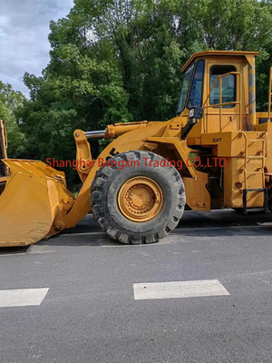 Подержанный колесный погрузчик CAT980F с высокой мощностью и гидравлической стабильностью