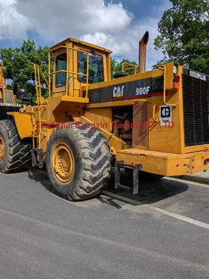 Подержанный колесный погрузчик CAT980F с высокой мощностью и гидравлической стабильностью
