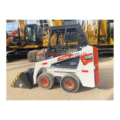 Подержанный Bobcat Скид Стер-Лодер S70 из Японии с сильной мощностью и гидравлической стабильностью