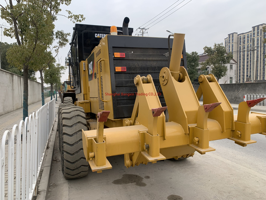 Низкие часы работы Кот Грейдер использованный Caterpillar 140H Землянильер с двигателем Cummins