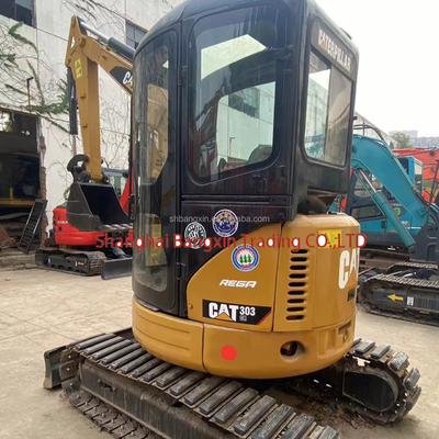 Да, вы можете проверить малую машину Использованный мини экскаватор CAT 303 3000 кг Машина вес