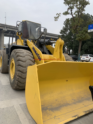 Япония происхождение 21тонна использованные Komatsu WA470 колесные погрузчики номинальная нагрузка 7 тонн готовы к работе