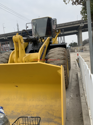 Япония происхождение 21тонна использованные Komatsu WA470 колесные погрузчики номинальная нагрузка 7 тонн готовы к работе