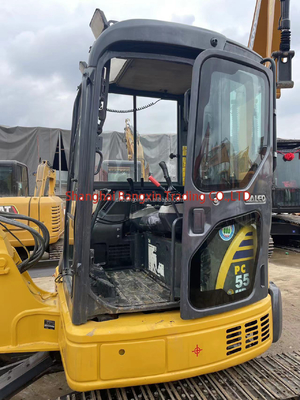 Komatsu PC55MR мини экскаватор с 90% градусом и оригинальным гидравлическим цилиндром
