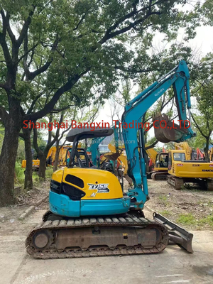 KUBOTA KX155 мини экскаватор 5 тонн подержанный с оригинальным гидравлическим клапаном