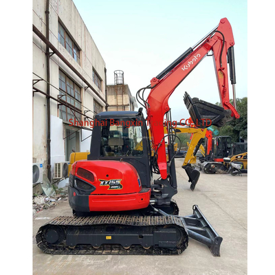 Вторая рука KUBOTA KX155-3z 5 тонны Маленький кавальщик Использованный мини экскаватор