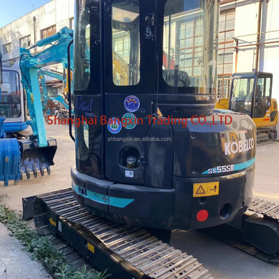 Использованный мини экскаватор Kobelco SK55 с сертификацией EPA/CE и рабочей массой 5 тонн