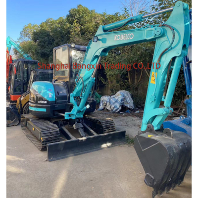 Использованный мини экскаватор Kobelco SK55 с сертификацией EPA/CE и рабочей массой 5 тонн