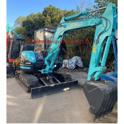 Использованный мини экскаватор Kobelco SK55 с сертификацией EPA/CE и рабочей массой 5 тонн