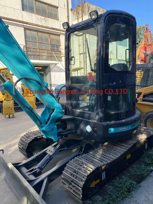Использованный мини экскаватор Kobelco SK55 с сертификацией EPA/CE и рабочей массой 5 тонн
