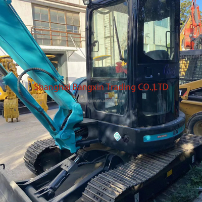 700 рабочих часов Мини экскаватор Kobelco SK55 Сильная мощность и гидравлическая стабильность
