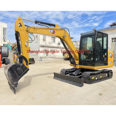 Мини экскаватор CAT 305.5E2 с оригинальным гидравлическим цилиндром в хорошем состоянии