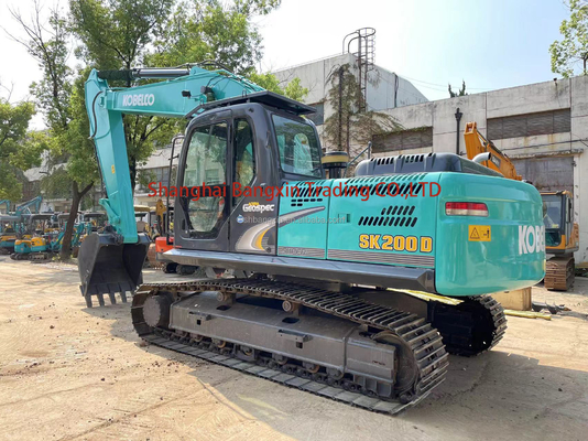 Использованный экскаватор Kobelco SK200-8 с сертификацией EPA/CE и вместимостью 1 м3