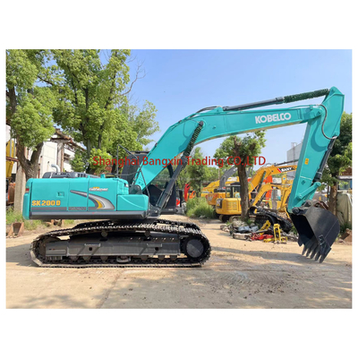 Вторая рука Kobelco SK200-8 экскаватор с бесплатной доставкой и гидравлический клапан TOSHIBA