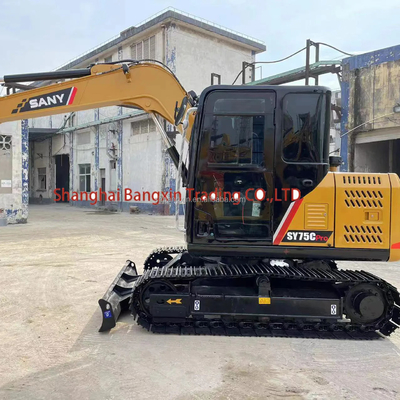 SANY SY75C мини экскаватор 7500 кг Машина вес и компактный дизайн
