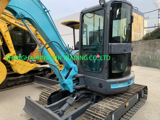 хорошее состояние Kobelco SK55SR мини экскаватор высокая мощность и гидравлическая стабильность