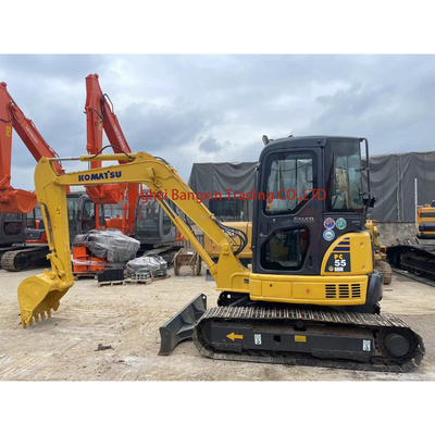 2020 Использованный Komatsu PC55MR мини экскаватор/капыльщик с ползучей ручкой со всеми функциями нормальный