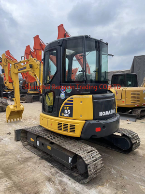 2020 Использованный Komatsu PC55MR мини экскаватор/капыльщик с ползучей ручкой со всеми функциями нормальный