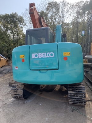 0.3 вместимость ведра Использованный экскаватор Kobelco SK75 с оригинальным клапаном и производительностью