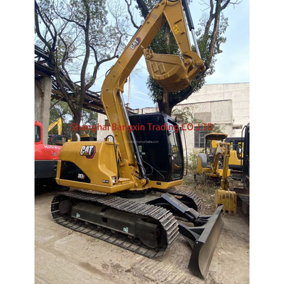Использованные мини-экскаваторы CAT 307D вторые ручные машины для копания с оригинальным гидравлическим насосом