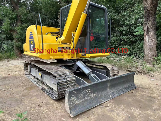 7 дней Доставка Использованный мини экскаватор Komatsu PC70-8 с оригинальным гидравлическим насосом