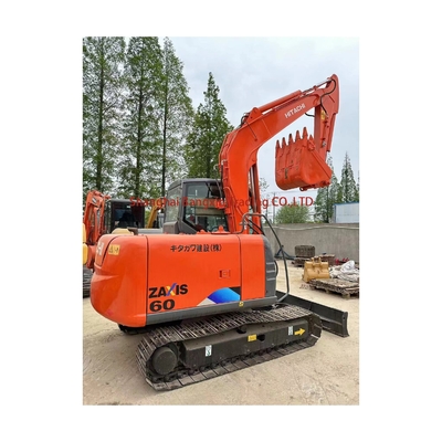 EPA/CE Certified Good Condition Used Hitachi ZX60 экскаватор с оригинальным гидравлическим клапаном