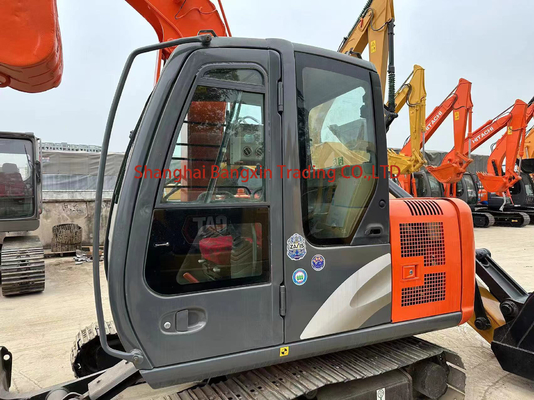 Подержанный Hitachi ZX60 мини экскаватор с сильной мощностью и гидравлической стабильностью
