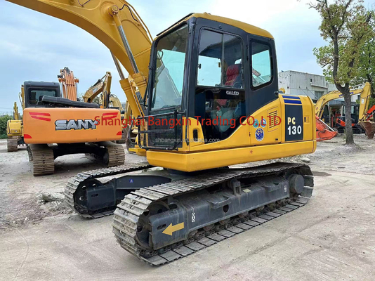 Япония Импортированный экскаватор Komatsu PC130-7 13 тонн 600 рабочих часов 0,6 емкости ведра