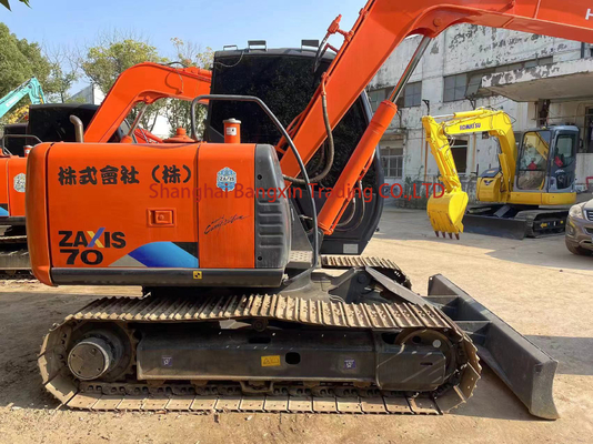 Подержанный экскаватор Hitachi ZX70 импортирован из Японии с сертификацией EPA/CE