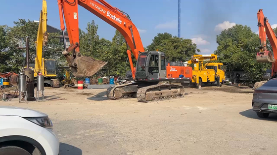 Глобальный экскаватор подержанный Hitachi ZX350-3G Все функции нормальные 1.3 емкость ведра