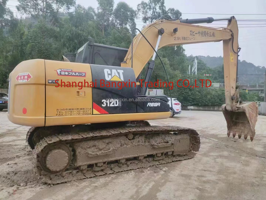Использованный 12-тонный экскаватор Japan Cat 312D2 Сильная мощность и гидравлическая стабильность Доступная цена