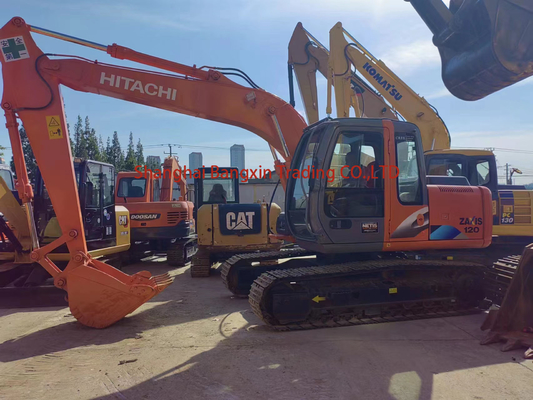 Подержанный экскаватор Hitachi ZX120 со всеми функциями в исправном состоянии