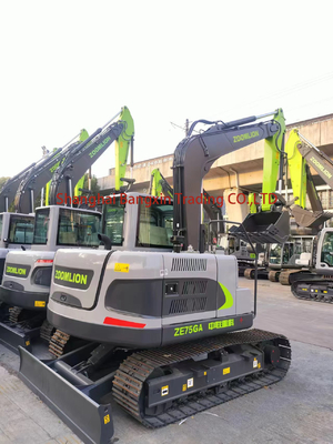 Zoomlion ZE75GA Эксплуатационный экскаватор с сертификацией EPA / CE и ключевыми словами отрасли