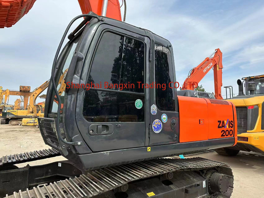 Использованный экскаватор Hitachi ZX200-HHE с оригинальным гидравлическим цилиндром