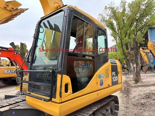 Подержанный экскаватор Komatsu PC130-7 с 1 и массой машины 13000 кг