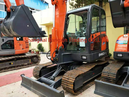 90% DH60-7 мини экскаватор используется для строительной машины для экскаваторов с ползучей ручкой