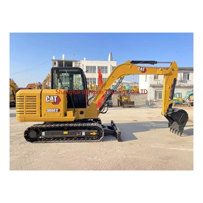 Вторая рука CAT 306E2 экскаватор Использованная экскаваторная машина с емкостью 0,25 ведра 2022 год