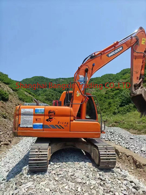 Подержанный экскаватор Doosan DH150LC-7 с двигателем ISUZU масса машины 15000 кг