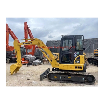 Komatsu PC55MR-2 Хорошее состояние Японский экскаватор с оригинальным гидравлическим насосом