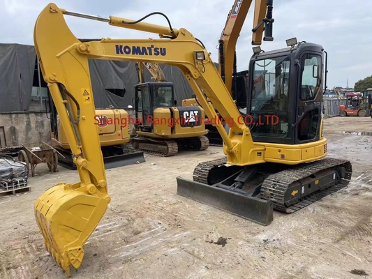 Komatsu PC55MR-2 Хорошее состояние Японский экскаватор с оригинальным гидравлическим насосом