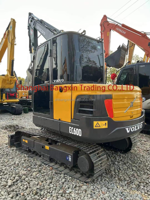 Низкое количество часов использования VOLVO EC60 Mini Excavator строительная машина 700 рабочих часов