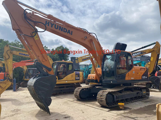 Эксплуатационный экскаватор Hyundai R220-9S с рабочей массой 1 и 22 ТОН в хорошем состоянии