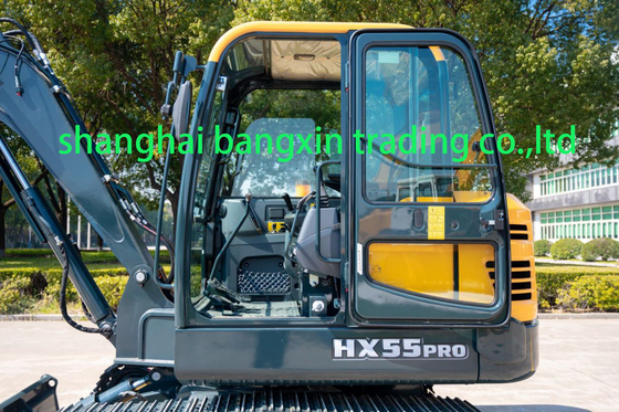 Подержанный экскаватор Hyundai HX55pro с 500 рабочими часами и оригинальным гидравлическим цилиндром