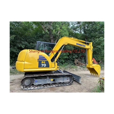 Использованный экскаватор Komatsu PC70 с сертификацией EPA/CE и рабочей массой 7ТН