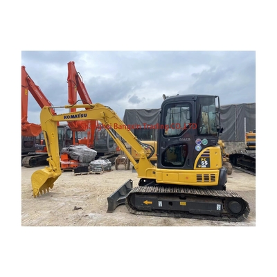 Подержанный мини экскаватор Komatsu PC55MR-2 28.5k год 2021 отличный состояние