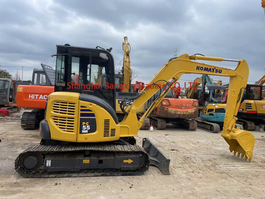 Подержанный мини экскаватор Komatsu PC55MR-2 28.5k год 2021 отличный состояние