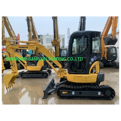 3500 кг Подержанный мини экскаватор Komatsu PC35 с бесплатной доставкой и высокой производительностью