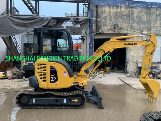 3500 кг Подержанный мини экскаватор Komatsu PC35 с бесплатной доставкой и высокой производительностью